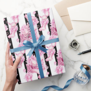 Papier Cadeau Enveloppement de Fête des mariées motif de lingeri