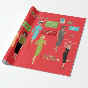 Papier Cadeau Enveloppement de Noël de la carte-cadeau