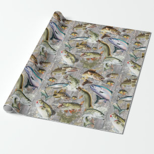 Papier Cadeau Enveloppement d'eau douce