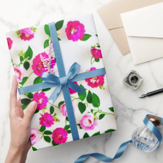 Papier Cadeau Enveloppement floral