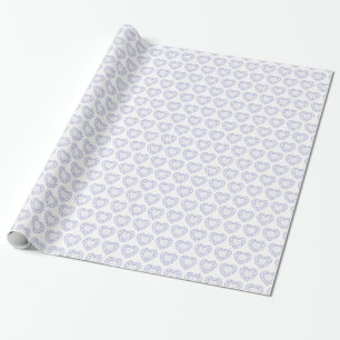 Papier Cadeau Enveloppement motif en pierre bleue