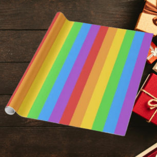 Papier Cadeau Envelopper avec fierté : Arc en ciel