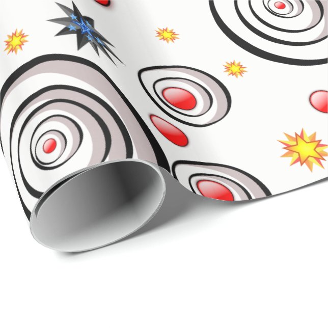 Papier Cadeau Envelopper les cercles de papier (Coin rond)