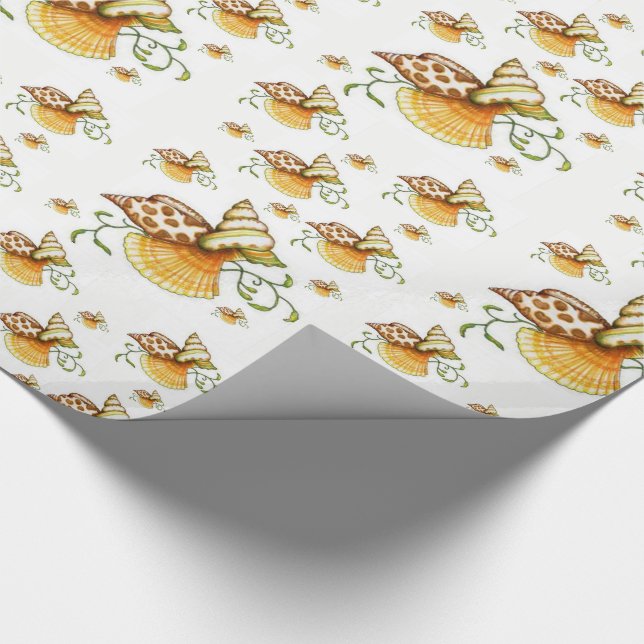 Papier Cadeau Envelopper les coquillages en papier (Coin)