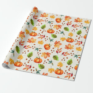 Papier Cadeau Épice d'automne