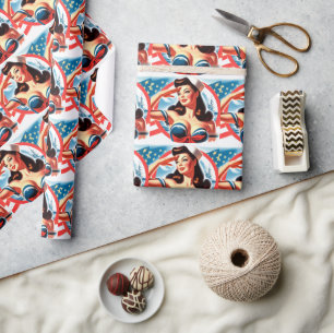 Papier Cadeau Épingle vintage