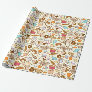 Papier Cadeau Épouses de boulangerie enveloppant du papier