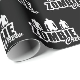 Papier Cadeau Équipage de zombi avec trois zombis