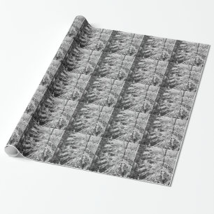 Papier Cadeau Érable En Neige