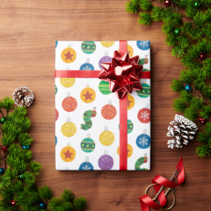 Papier Cadeau Eric Carle Caterpillar Motif de Noël