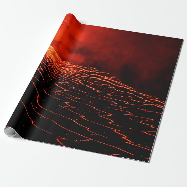 Papier Cadeau éruption volcanique (Déroulé)