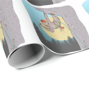 Papier Cadeau Escalade en roche paresse