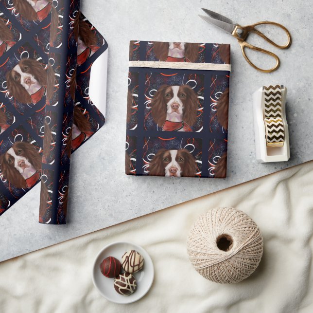 PAPIER CADEAU ESPAGNOL DE PLONGÉE ANGLAISE (Artisanat)