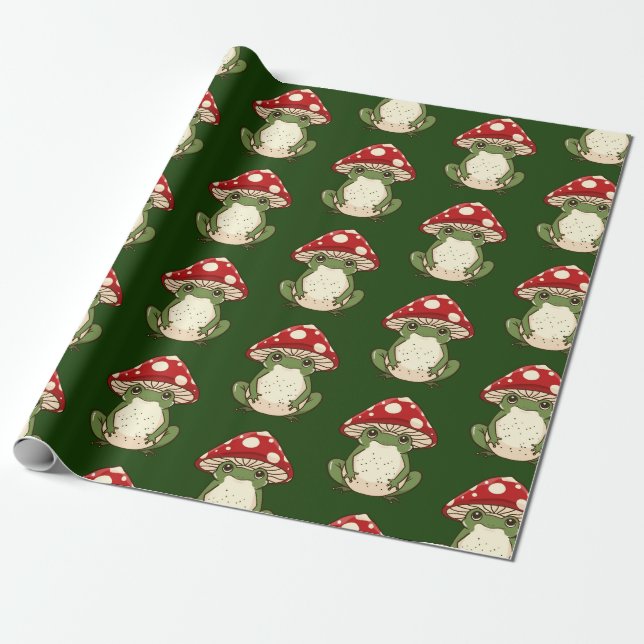 Papier Cadeau Espèce de grenouille géante (Déroulé)