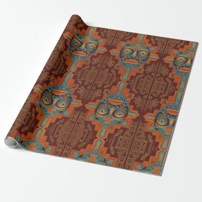 Papier Cadeau Esprit andin : Essence Chakana (Déroulé)