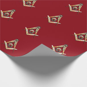 Papier Cadeau Esprit maçonnique (jaunâtre)