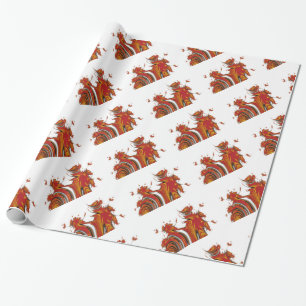 PAPIER CADEAU ESPRITS DE NOËL