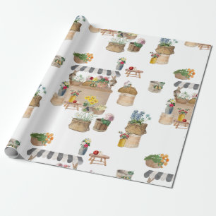 Papier Cadeau Étanchéité du marché de l'agriculteur