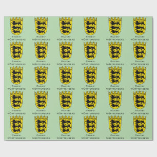 Papier Cadeau État du Bade-Wurtemberg Grand Blason Art