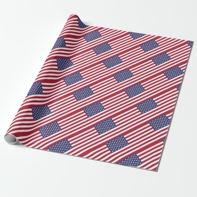 Papier Cadeau États-Unis États-Unis États-Unis papier d'emballag (Déroulé)
