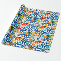 Été, Carreaux siciliens, majolica, céramique