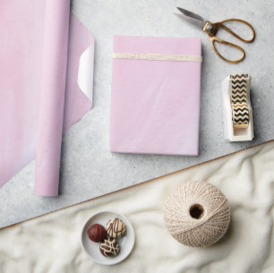 Papier Cadeau Été élégant rose poussiéreux