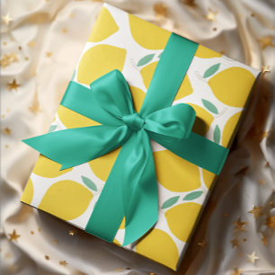 Papier Cadeau Été Nouveauté Citron-Motif imprimé