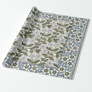 Papier Cadeau Été Périwinkel Fleur Plutôt Élégant Floral