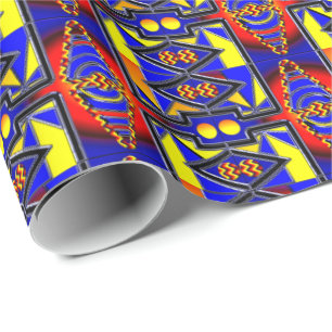 Papier Cadeau Ethnique