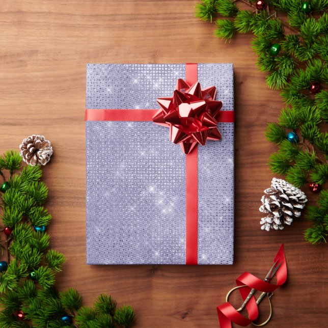 Papier Cadeau Étincelle de rêve pourpre (Cadeau de vacances)