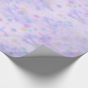 Papier Cadeau Étincelle violette
