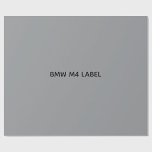 Papier Cadeau étiquette BMW M4
