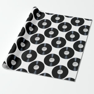 Papier Cadeau Étiquette d'enregistrements DJ Mix