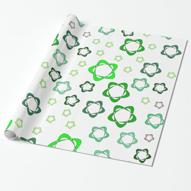 Papier Cadeau Étoilé (Déroulé)
