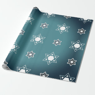 Papier Cadeau étoile de david wrapping