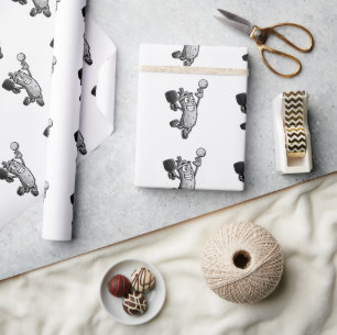 Papier Cadeau Étoile de Pickleball