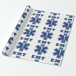 Papier Cadeau Étoile d'EMT de la vie