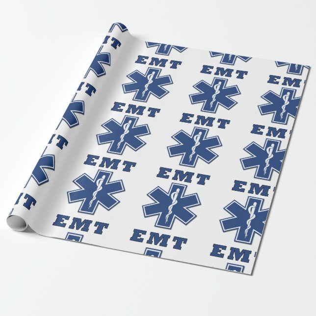 Papier Cadeau Étoile d'EMT de la vie (Déroulé)