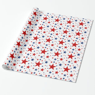 Papier Cadeau Étoile patriotique