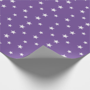 Papier Cadeau Étoiles de Noël Lilac Stray Flexible