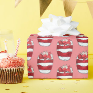 Papier Cadeau Eton Mess Strawberry Meringue Royaume-Uni