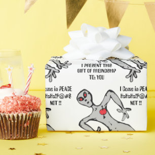 PAPIER CADEAU ÊTRE ALIEN
