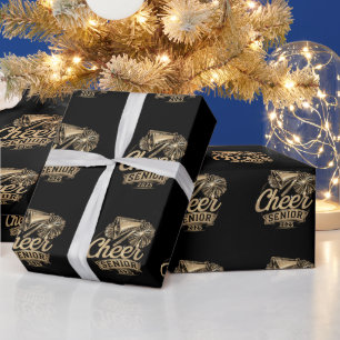 Papier Cadeau Étudiant en dernière année 2025 Cheerleader Promot