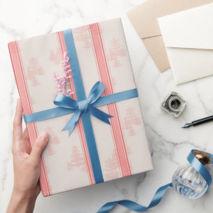 Papier Cadeau Evergreens et la bande de sac de farine sur le ros