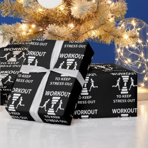 Papier Cadeau Exercice de fitness en salle de sport