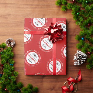 Papier Cadeau Express personnalisé Père Noël North Pôle