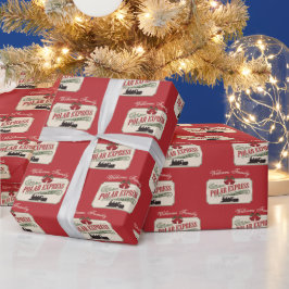 Papier Cadeau Express Polaire Voyage Aventure Croire En Noël