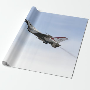 Papier Cadeau F-16 Thunderbird En Vol
