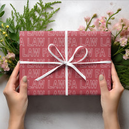 Papier Cadeau Fa Law Law Funny Lawyer Joke Christmas