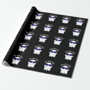 Papier Cadeau Fab-Boo-Lous Funny Ghost Pun Dark BG